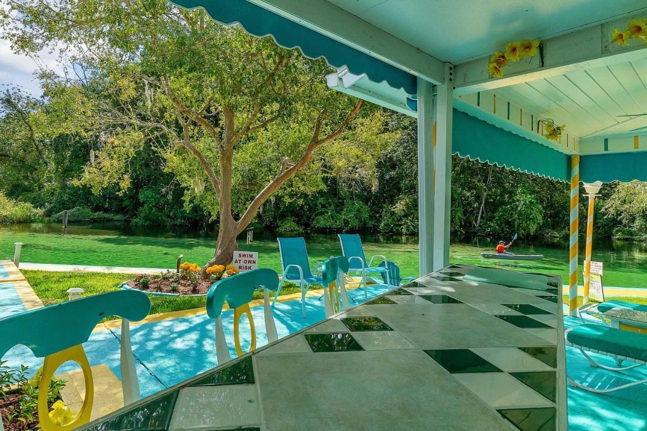 Pams Mermaid House With Riverfront Yard And Lanai! Apartment Weeki Wachee Exterior foto